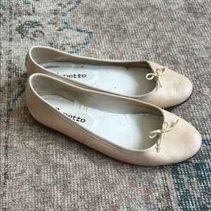 Repetto Beige Ballet Flats